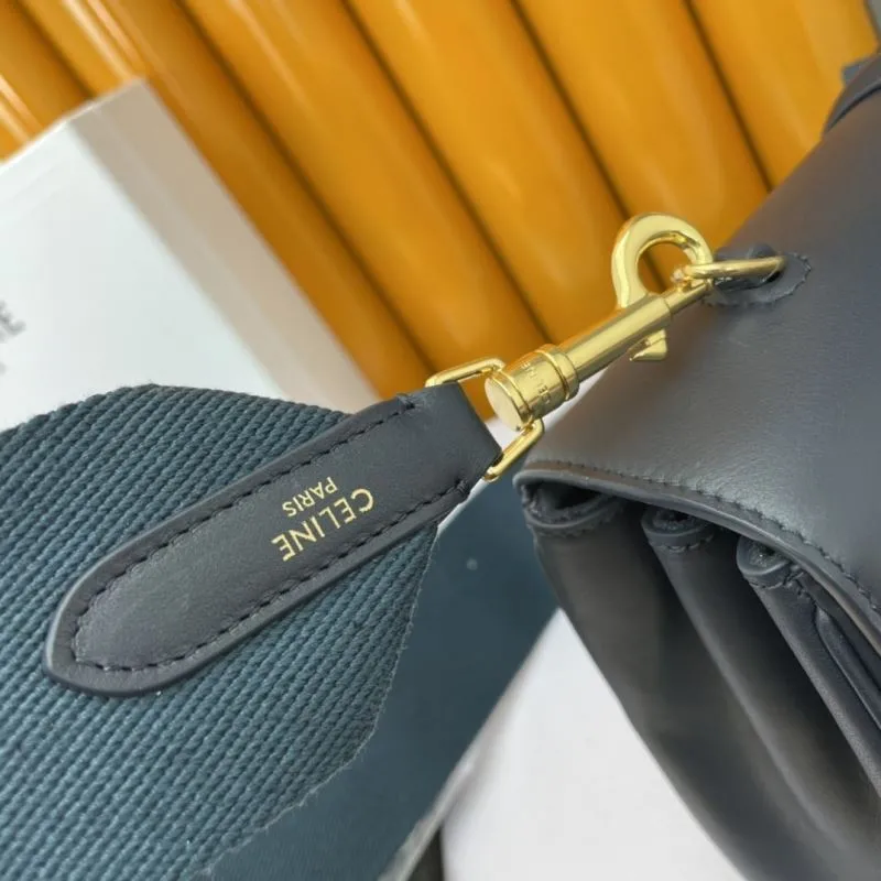 Celine Dark Gray Satchel Bag 587 - Image 6