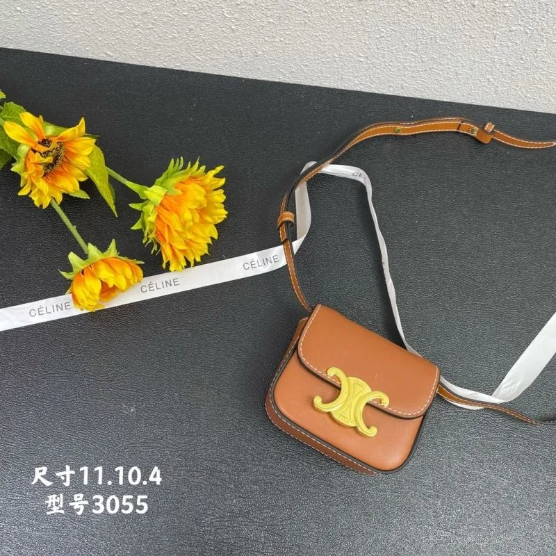 Celine Brown Mini Satchel Bag Model 3055