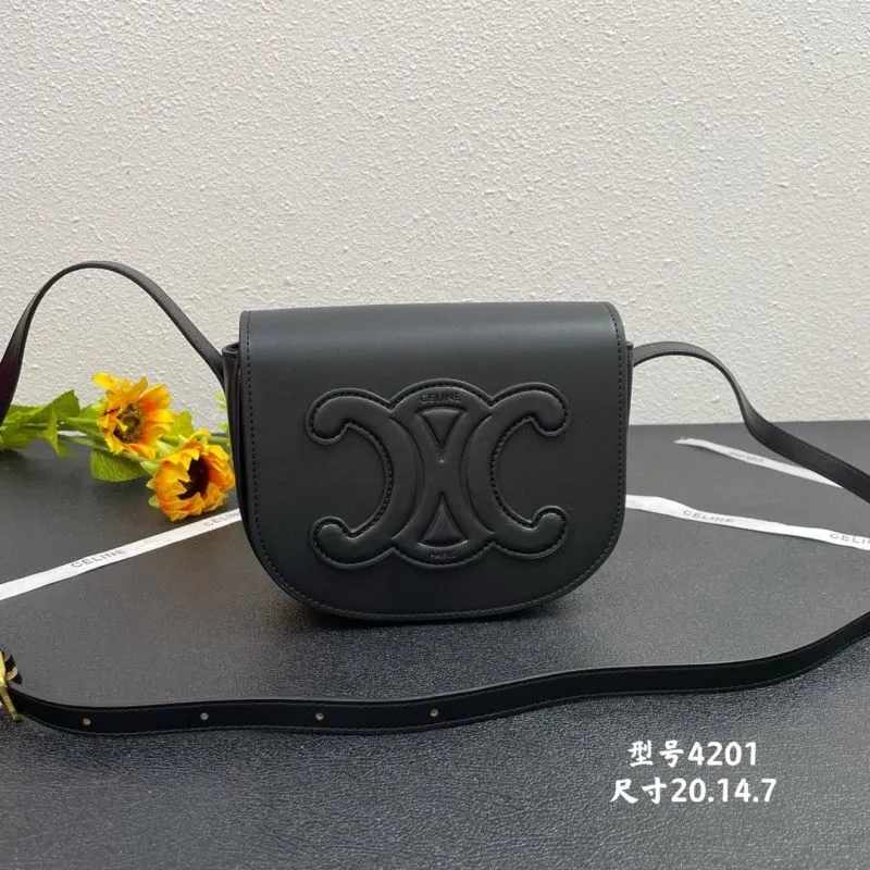 Celine Black Crossbody Bag 4201 - Image 3