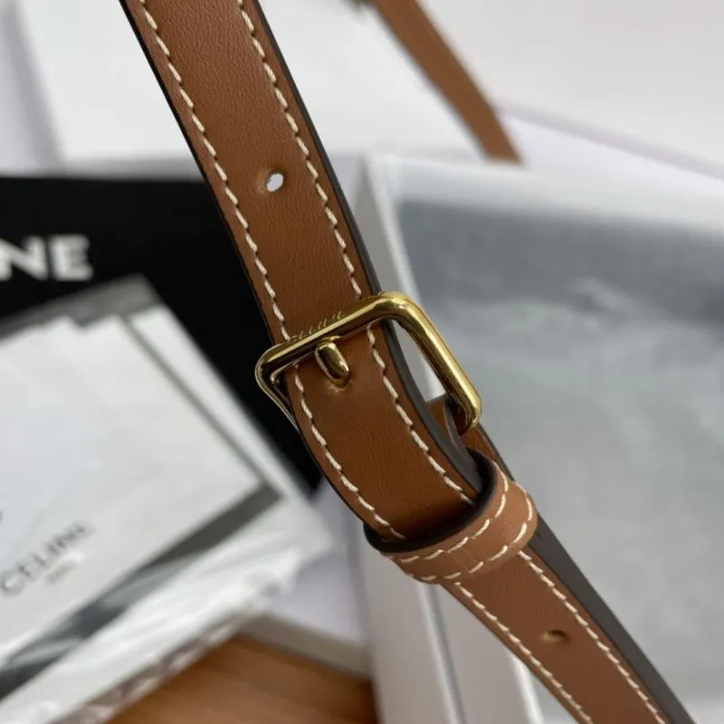 Celine Brown Monogram Saddle Crossbody Bag 599 - Image 5