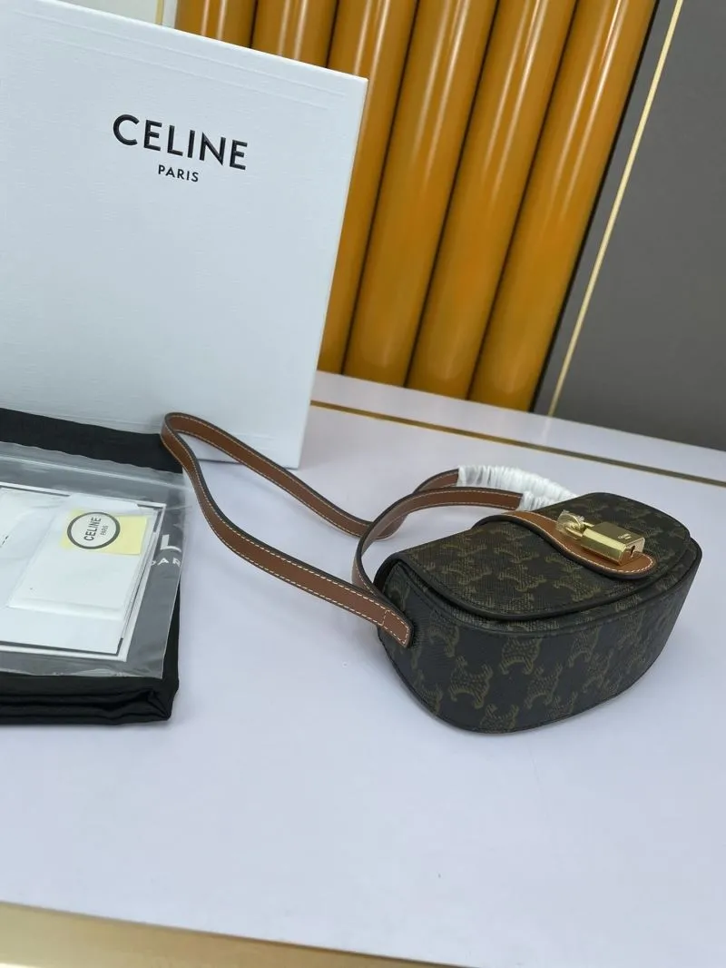 Alternative view of Celine Monogram Satchel Bag 608
