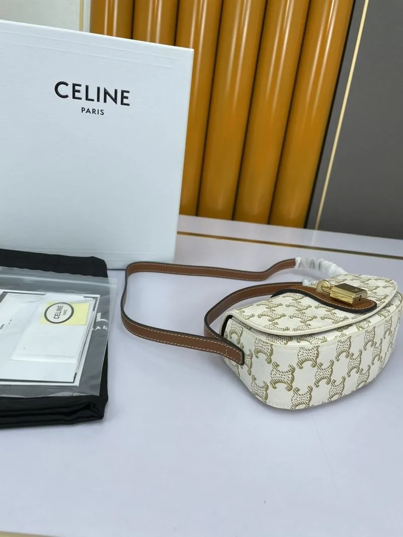 Alternative view of Celine White Satchel Bag 609