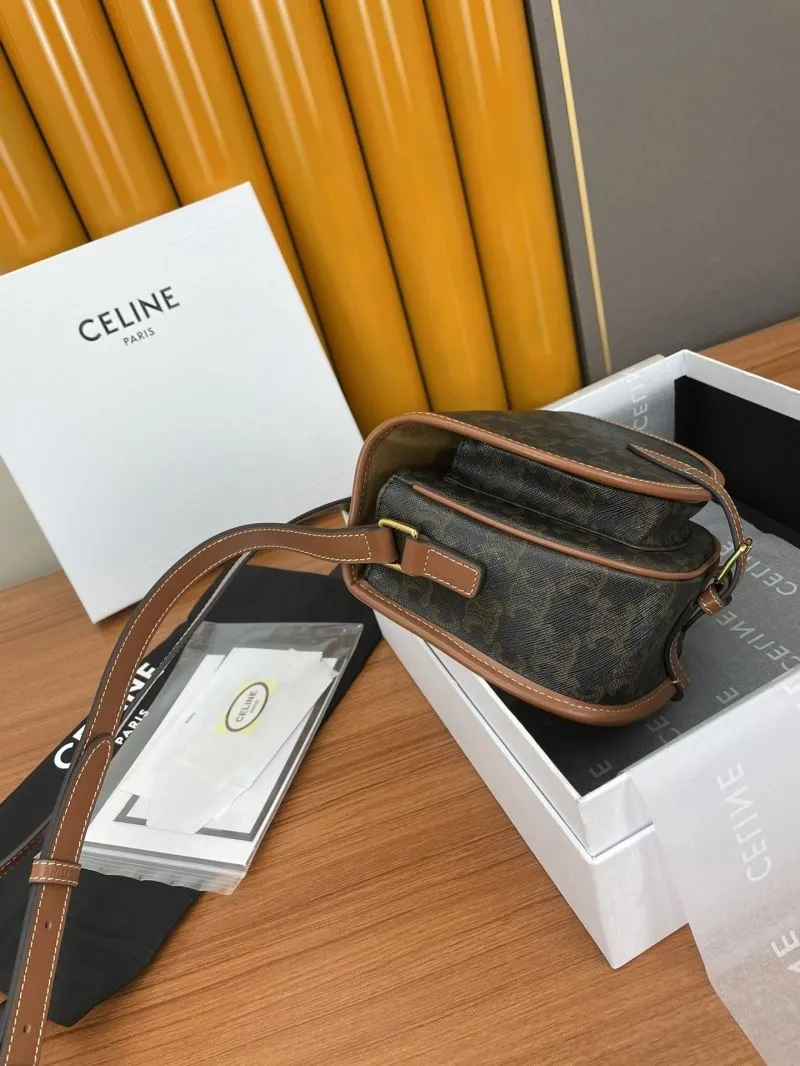 Alternative view of Celine Monogram Crossbody Saddle Bag 612