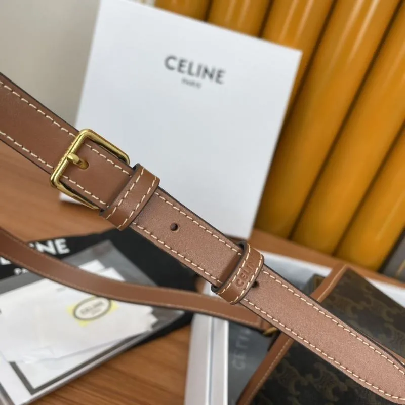 Celine Monogram Crossbody Saddle Bag 612 - Image 7