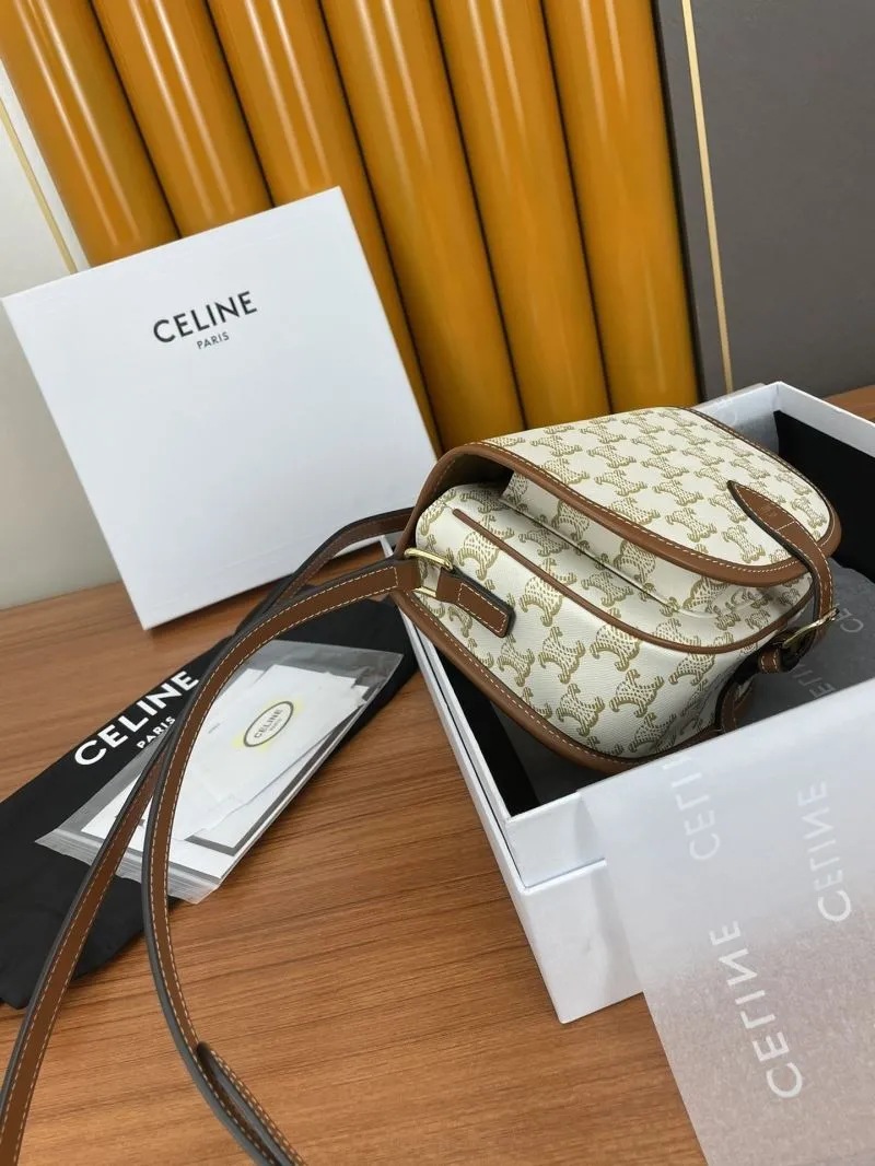 Alternative view of Celine 613 Monogram Saddle Crossbody Bag