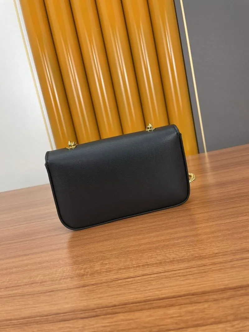 Celine Black Chain Satchel Bag 614 - Image 3
