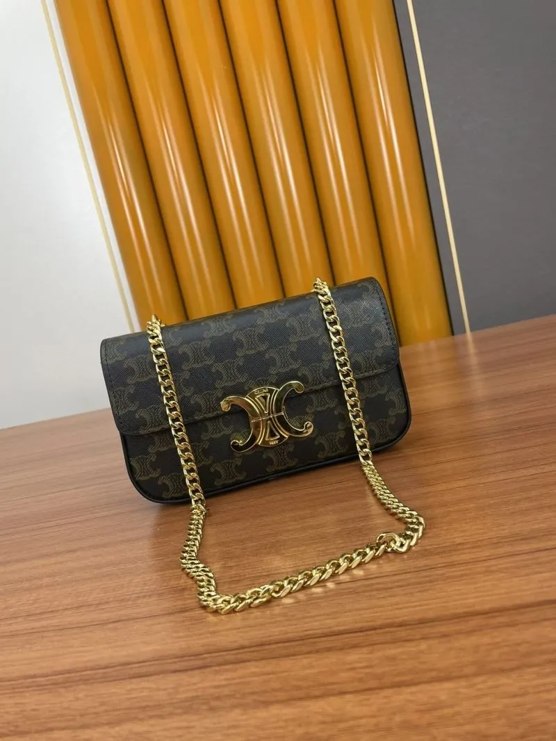 Celine Monogram Chain Satchel Bag 615