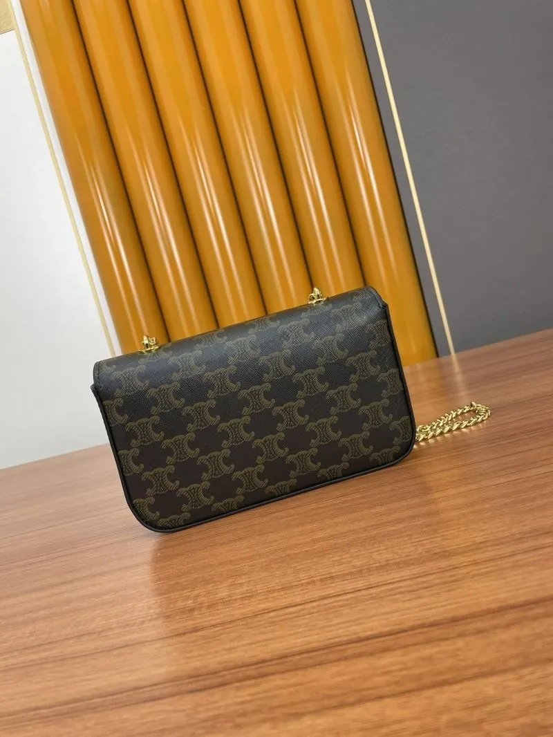 Celine Monogram Chain Satchel Bag 615 - Image 3