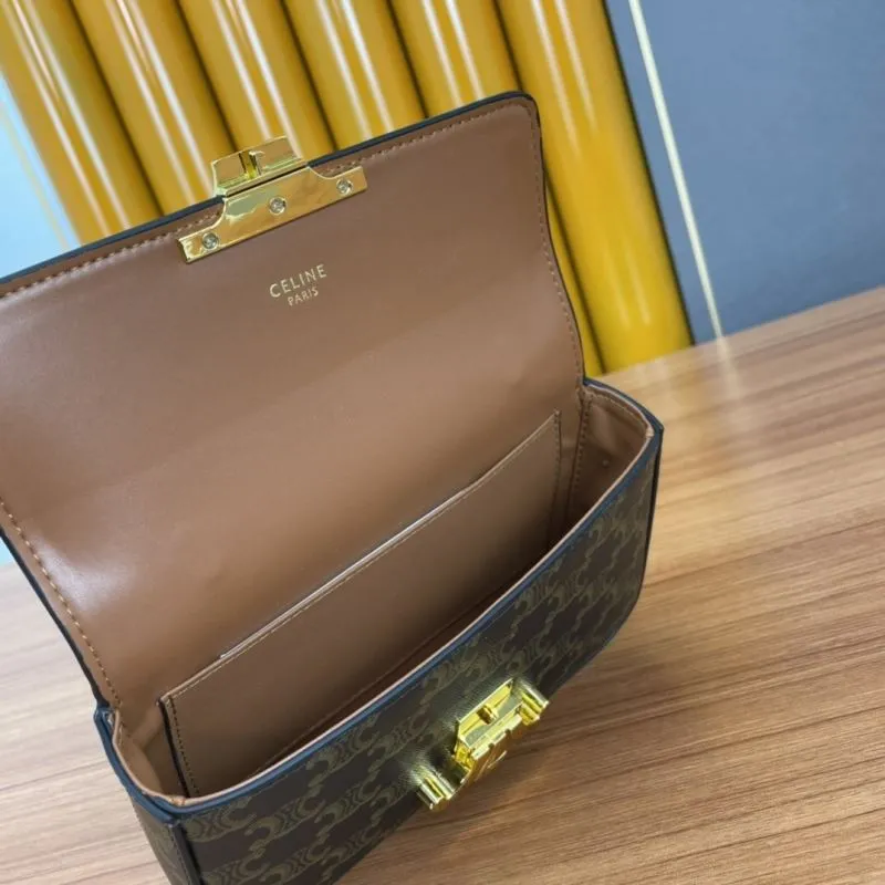 Celine Monogram Chain Satchel Bag 615 - Image 7