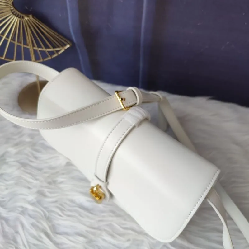 Celine White Satchel Bag 617 - Image 4