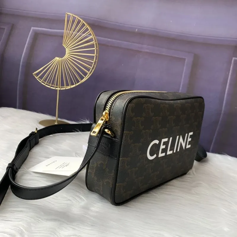 Celine Dark Brown Monogram Crossbody Bag 620 - Image 5
