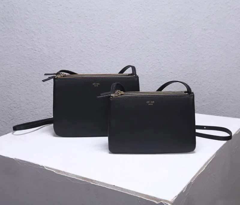Celine Black Crossbody Satchel Bag