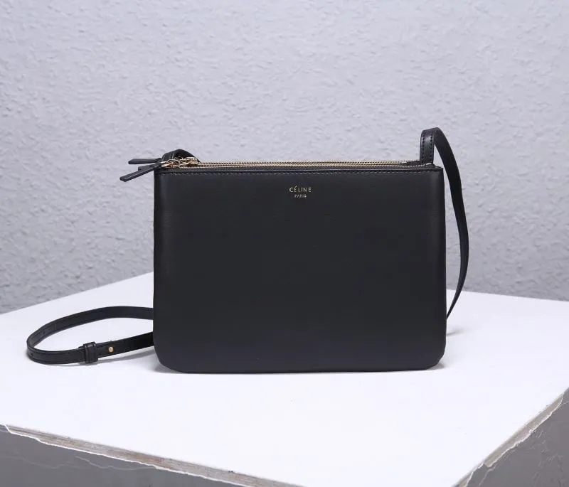 Alternative view of Celine Black Crossbody Satchel Bag
