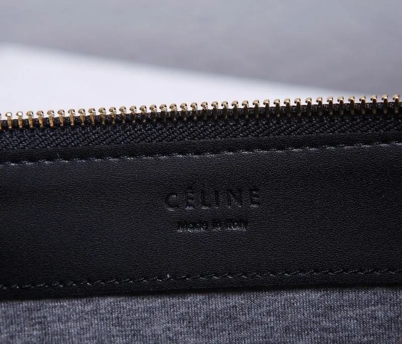 Celine Black Crossbody Satchel Bag - Image 9