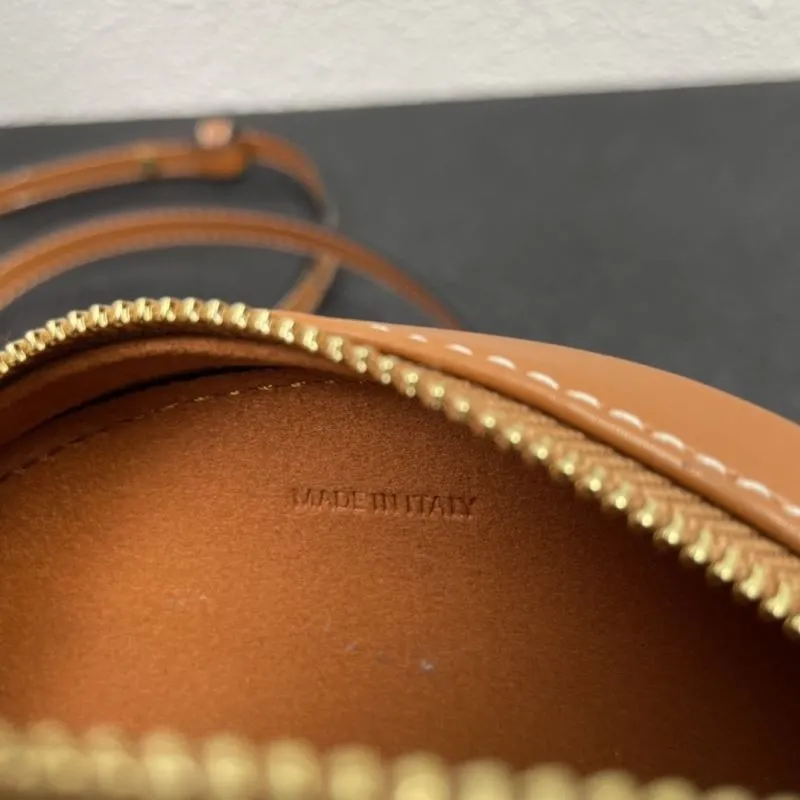 Celine Brown Oval Crossbody Bag 7743 16cm - Image 9