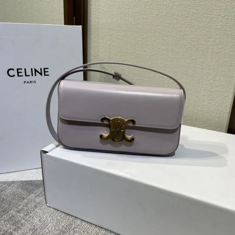 Celine Lavender Satchel Shoulder Bag 623