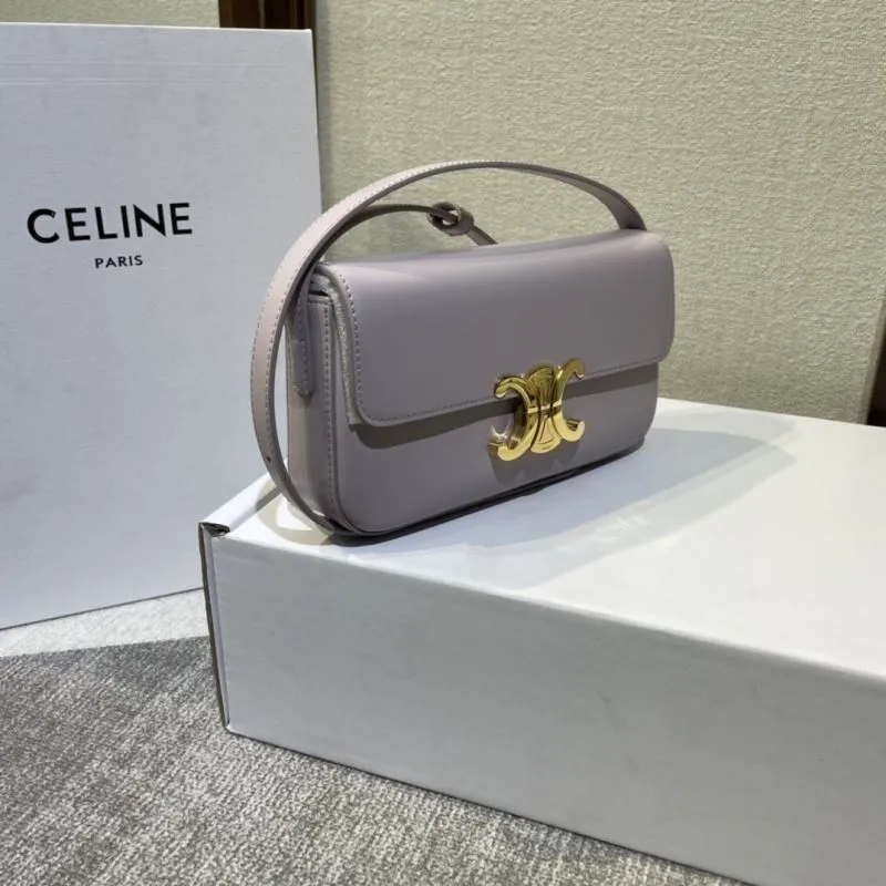 Alternative view of Celine Lavender Satchel Shoulder Bag 623