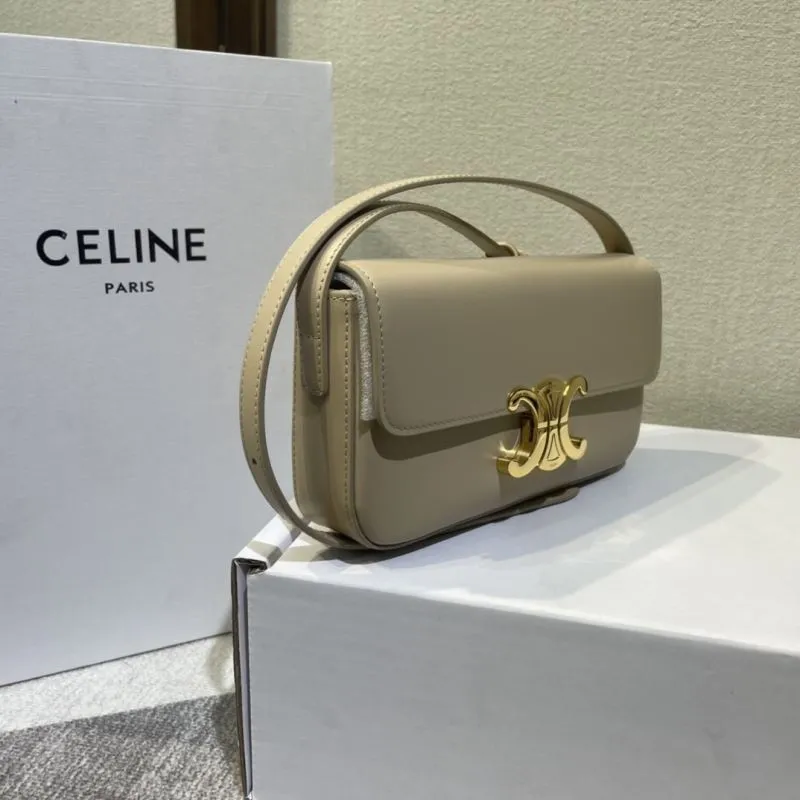 Alternative view of Celine Beige Satchel Bag 624