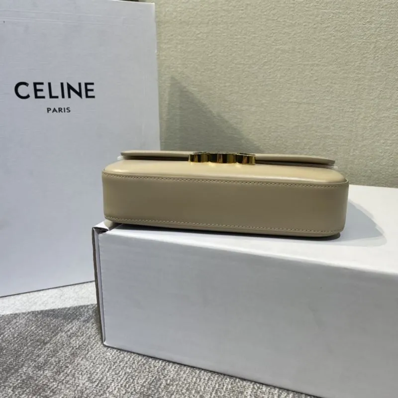 Celine Beige Satchel Bag 624 - Image 4