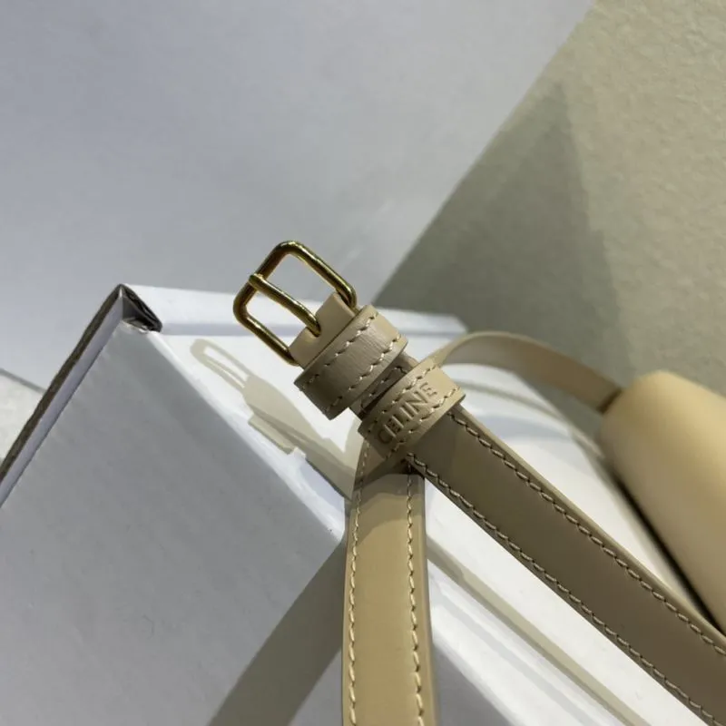Celine Beige Satchel Bag 624 - Image 6