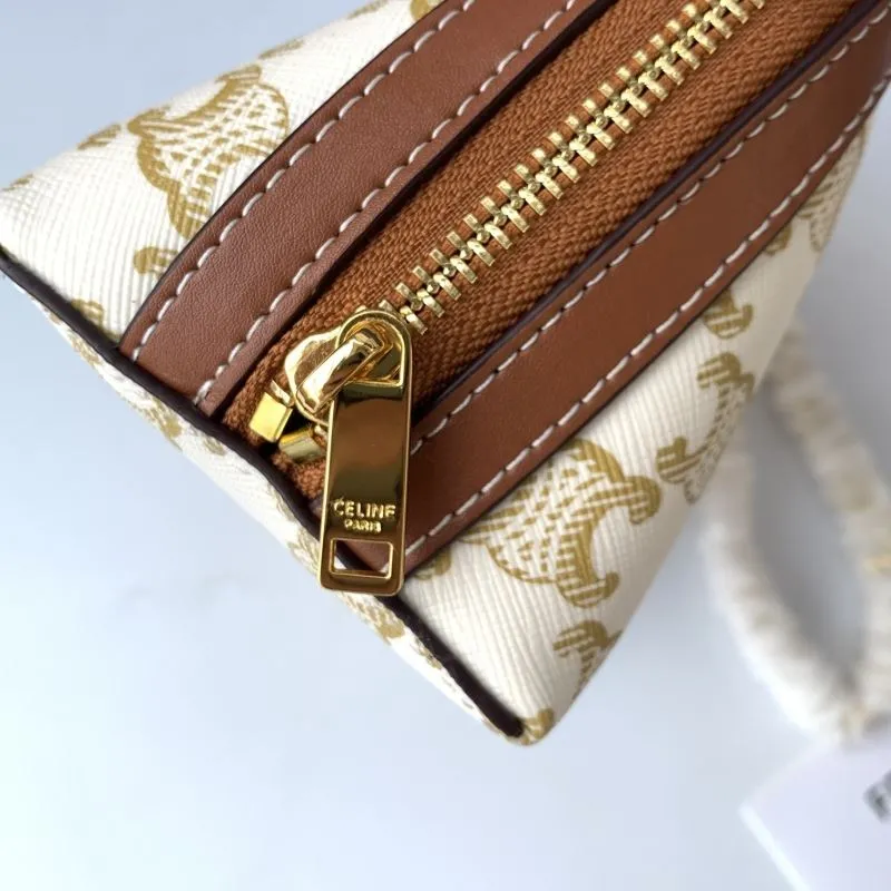 Celine C10E382 Beige Crossbody Bag - Image 7