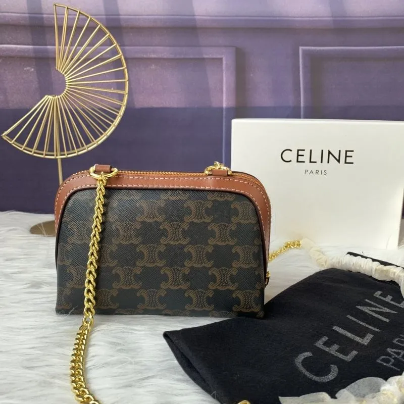 Celine C10E382 Monogram Crossbody Bag - Image 4
