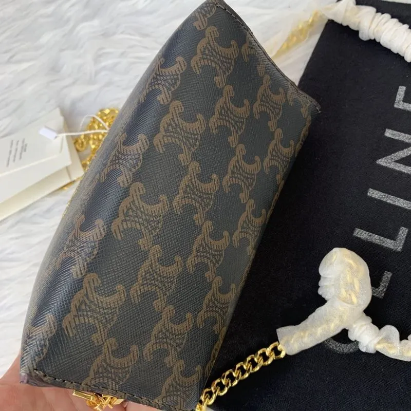 Celine C10E382 Monogram Crossbody Bag - Image 6