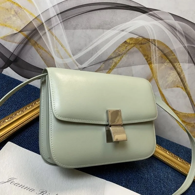 Alternative view of Celine Mint Green Satchel Crossbody Bag 640