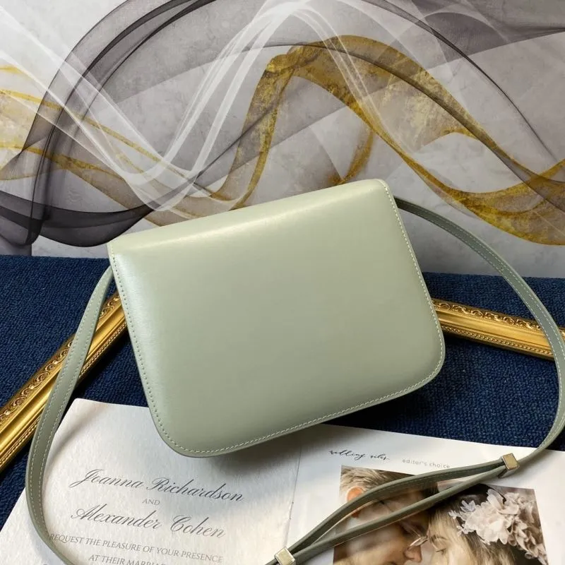 Celine Mint Green Satchel Crossbody Bag 640 - Image 3