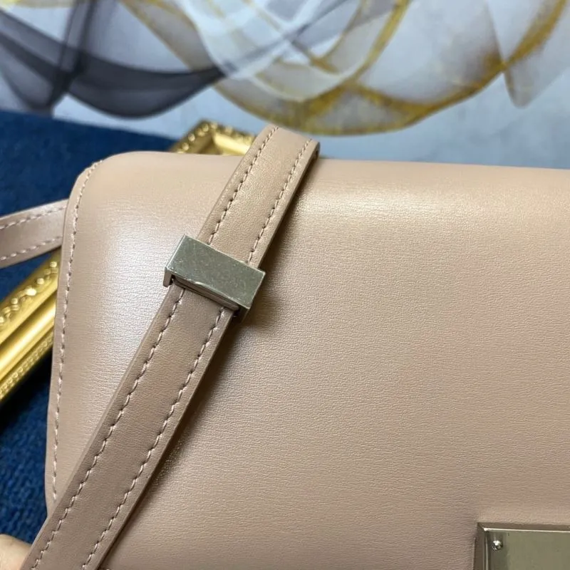 Celine Beige Satchel Bag 643 - Image 5
