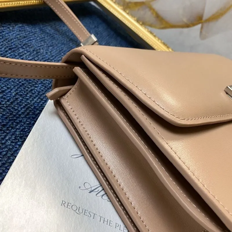 Celine Beige Satchel Bag 643 - Image 6