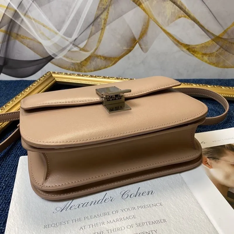 Celine Beige Satchel Bag 643 - Image 8