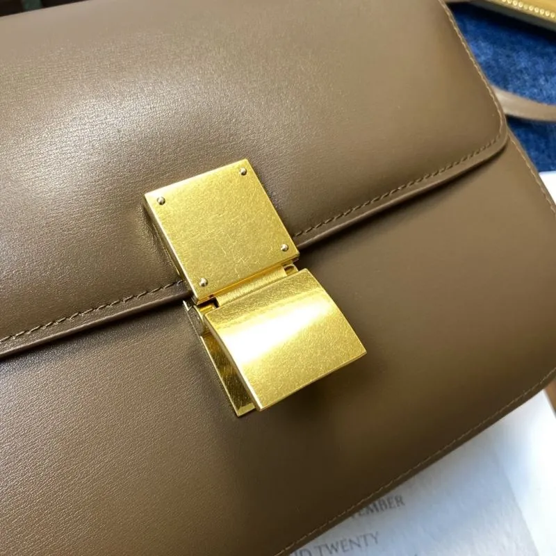 Celine Brown Crossbody Satchel Bag 645 - Image 5