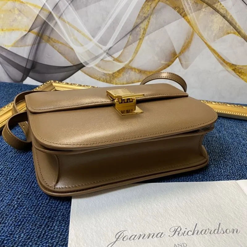 Celine Brown Crossbody Satchel Bag 645 - Image 8