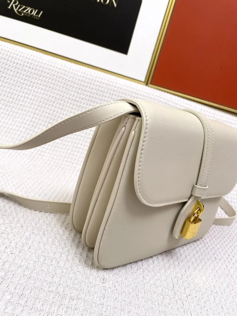 Celine Cream Satchel Crossbody Bag 648 - Image 5