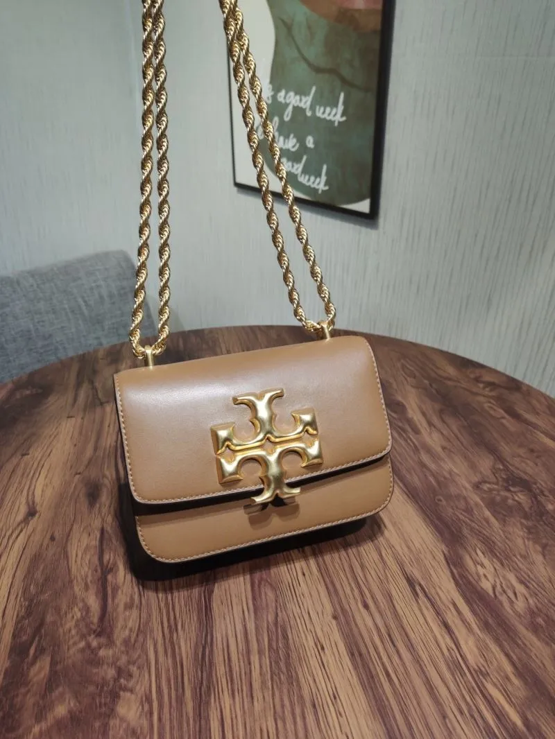 Celine Brown Chain Satchel Bag 653