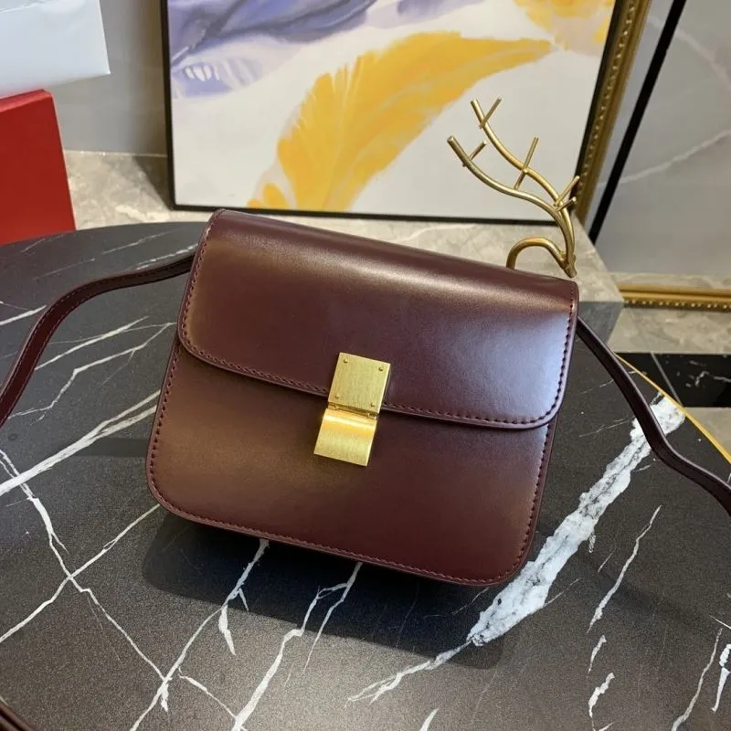 Celine Burgundy Satchel Bag 663 - Image 4