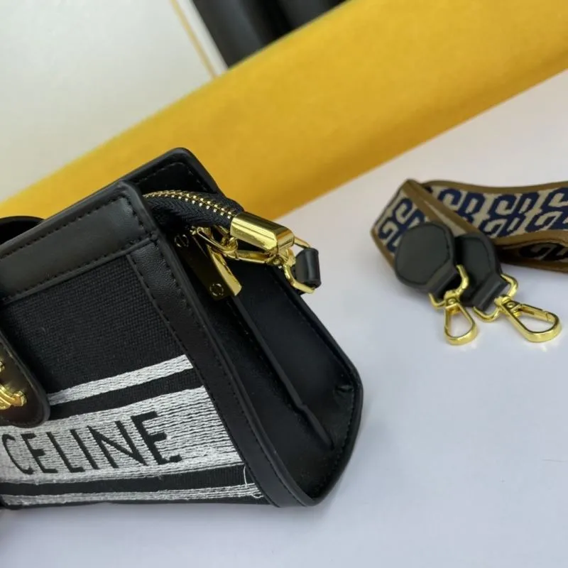 Celine Black Crossbody Bag 664 - Image 5