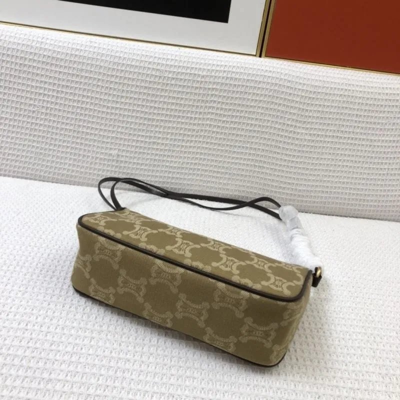 Celine Vintage Denim Blue Underarm Bag - Image 7