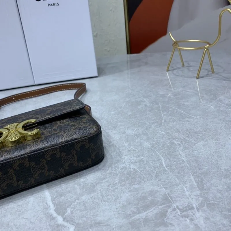 Celine Monogram Satchel Bag 20-10-4cm - Image 7