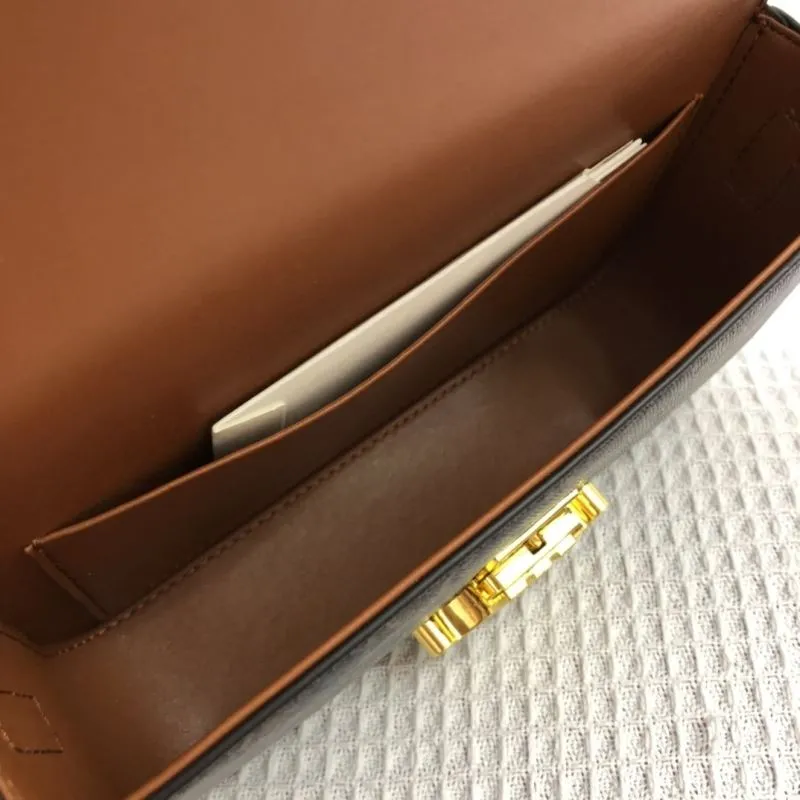 Celine 1916 Dark Monogram Satchel Bag 20cm - Image 9