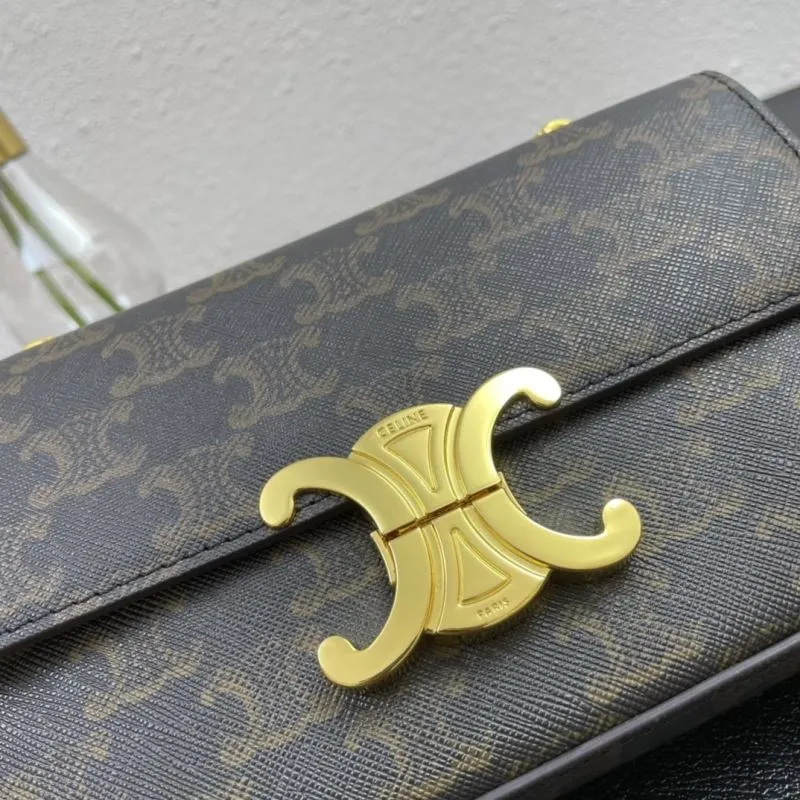 Celine Monogram Chain Satchel Bag 20cm SKU 694 - Image 6
