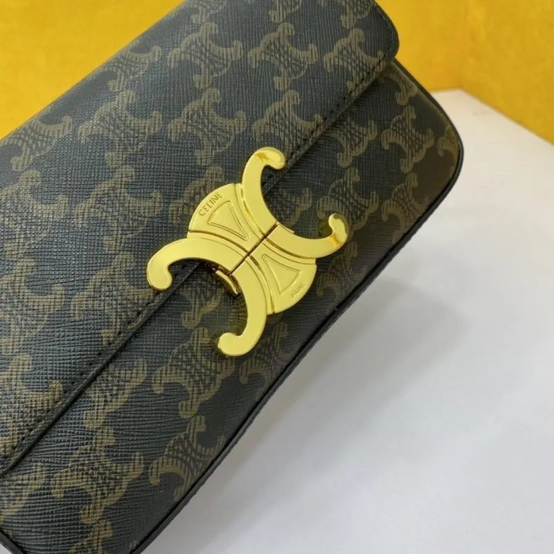 Celine Triomphe Monogram Shoulder Bag - Image 4