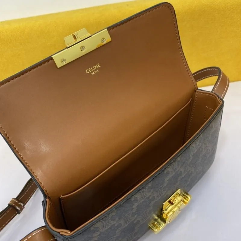 Celine Triomphe Monogram Shoulder Bag - Image 7