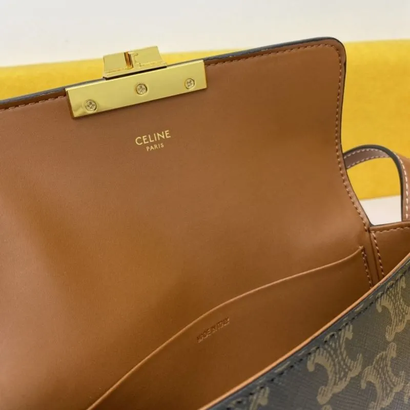 Celine Triomphe Monogram Shoulder Bag - Image 8