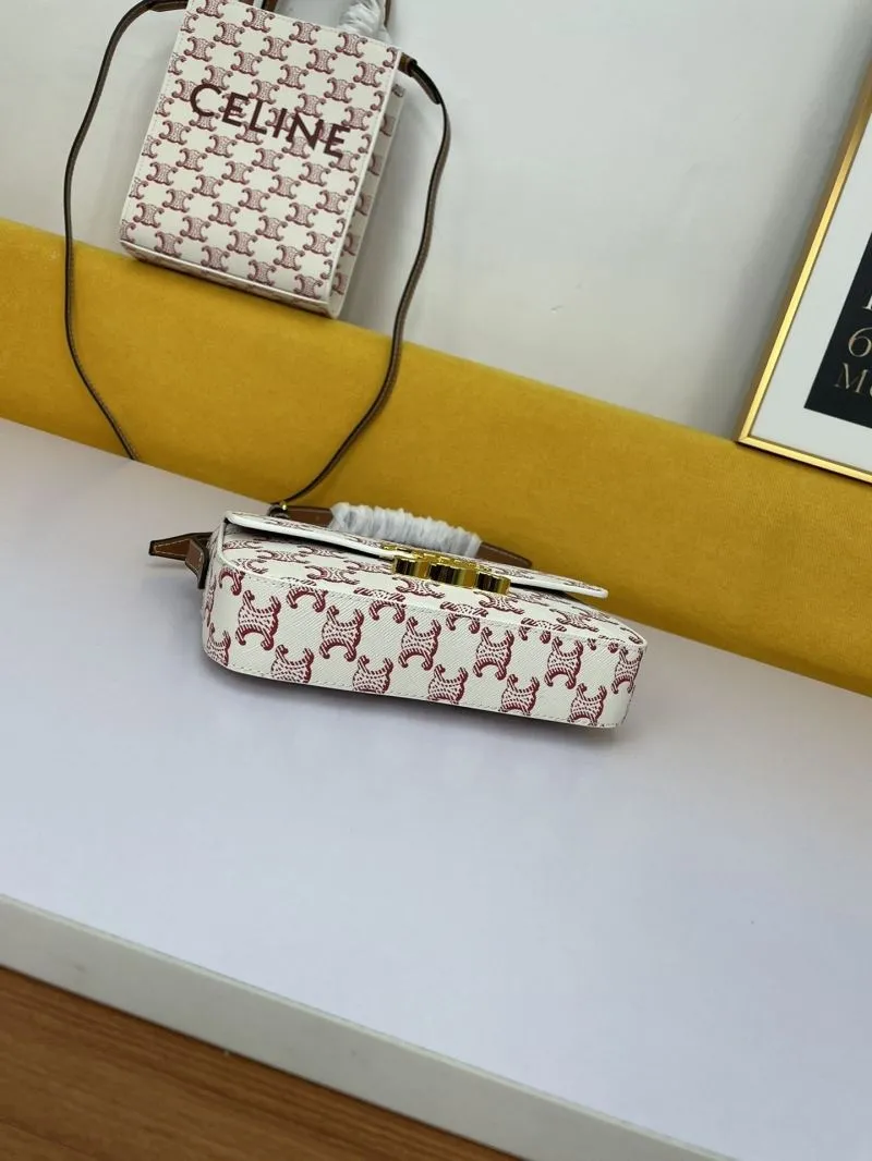 Celine White Monogram Shoulder Bag - Image 4