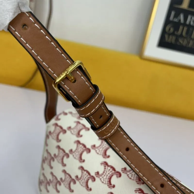Celine White Monogram Shoulder Bag - Image 6