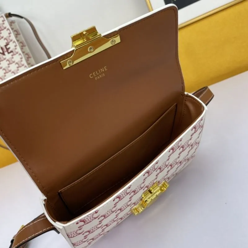 Celine White Monogram Shoulder Bag - Image 7