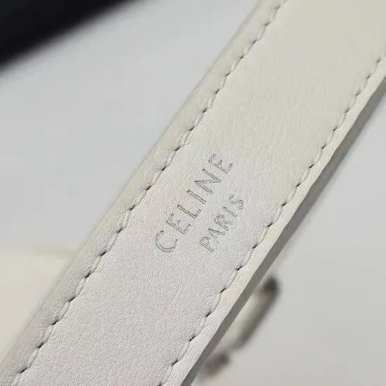 Celine White Hobo Shoulder Bag - Image 8