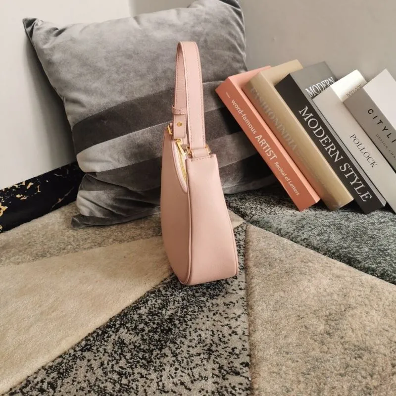 Celine Pink Leather Shoulder Bag - Image 3